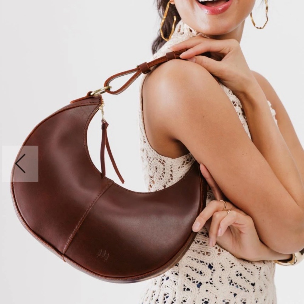 NWT Portland Leather Classic Nora in Cognac - Picture 7 of 16